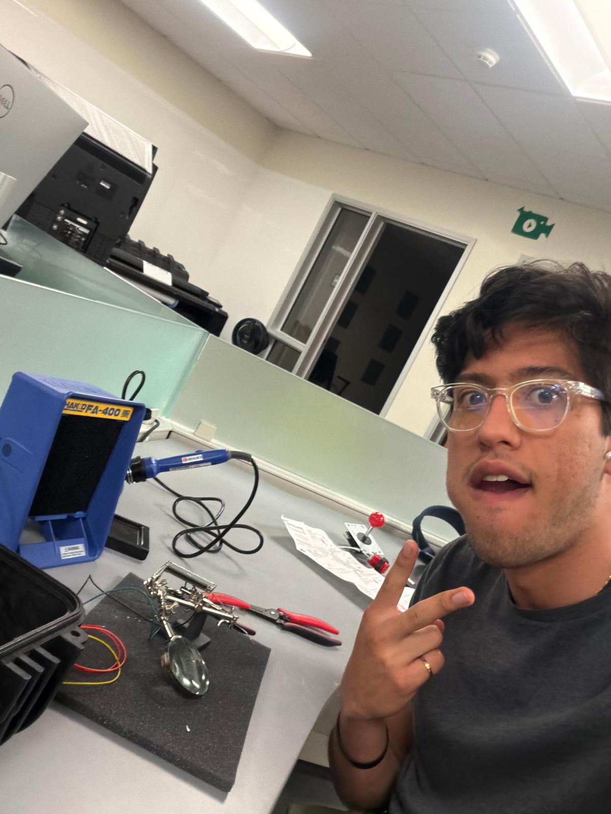 Soldering the GPIO controls